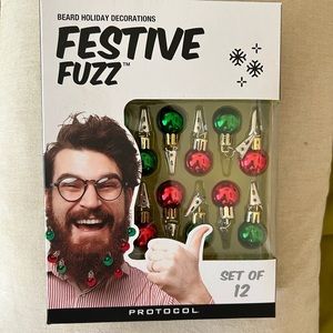 Beard Ornaments Holiday Gag 🎁